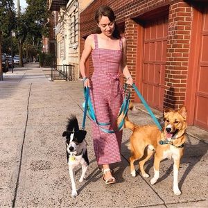 Reformation Birch Gingham Jumpsuit